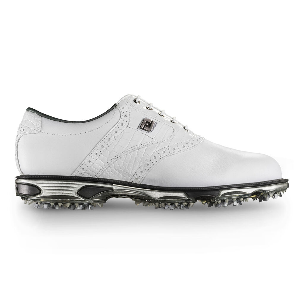 Footjoy Mens Dryjoys Tour White Croc Golf Shoes Footjoy Mens Dryjoys Tour White Croc Golf Shoes